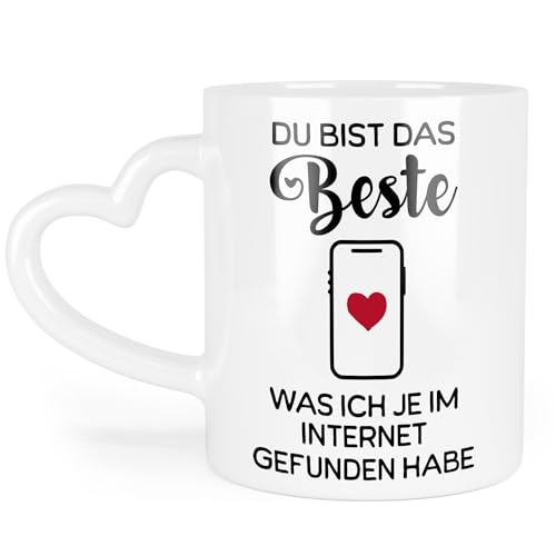 Valentinstag Tasse Geschenk Sie, Valentinstag Tasse Geschenk für ihn sie, Lustige Geschenkidee zum Valentinstag Internet Dating von Kiddle-Design