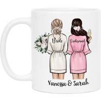 Brautjungfer Tasse Personalisiert Name Trauzeugin Braut | Frage & Danke-Geschenk Freundinnen Brautjungfern Brautparty Hochzeit Kaffee-Tasse Brautjungfer Tasse Personalisiert Name Trauzeugin Braut | Frage & Danke-Geschenk Freundinnen Brautjungfern Brautparty Hochzeit Kaffee-Tasse von KiddleDesign