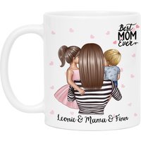 Mutter & Kind Tasse Personalisiert Mit Namen Muttertag Sohn Tochter Baby Geburtstag Geschenk Für Die Beste Mama Oma Individuelle von KiddleDesign