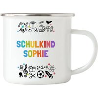 Tasse Emaille Schulkind Trinkbecher Name Personalisiert Wunschname Kindertasse Einschulung Schulanfang Geschenk Jungs Mädchen Tasse Emaille Schulkind Trinkbecher Name Personalisiert Wunschname Kindertasse Einschulung Schulanfang Geschenk Jungs Mädchen von KiddleDesign