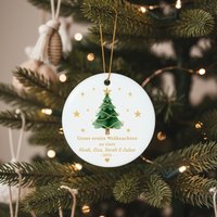 Weihnachtsanhänger Personalisiert, Erstes Weihnachten Zu Viert 2025, Baby Christbaumschmuck, Weihnachtskugel Name, Weihnachtsschmuck Familie von KiddleDesign