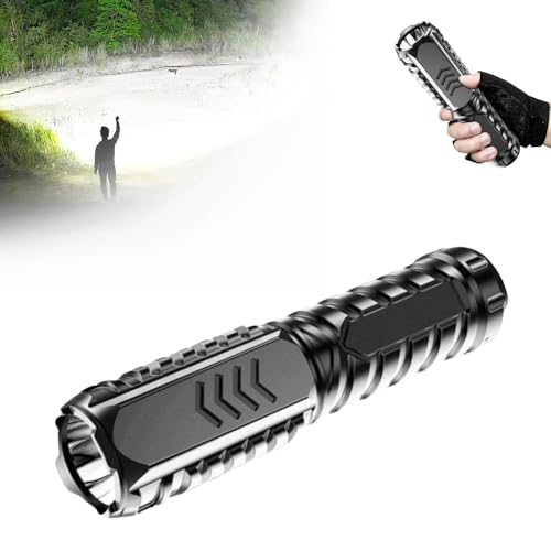 Kidmis Multifunktionale Wiederaufladbare Taschenlampe, 2024 New Multifunctional Rechargeable Flashlight, Tragbare Multifunktions-Taschenlampe, Wasserdichte Taschenlampen für Camping (1) von Kidmis