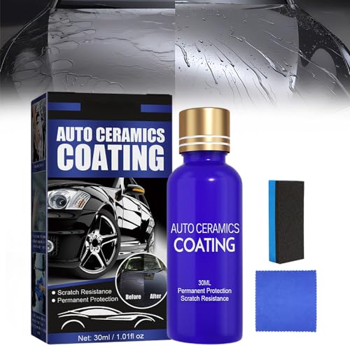 Micro-Molecule Crystal Coating Restoration Care Agent, Auto Kunststoff Auffrischer, Karosseriedichtmasse Kunststoff Auffrischer Auto Nano Keramik Autolack Restaurator für Oxidatio (1pcs) von Kidmis