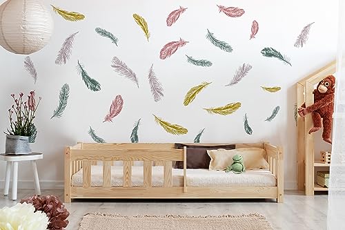 KidooCrafts Kinderbett 120x180 cm - Montessori Kinderbett mit Geländer - Handgefertigtes Holzbett für Kleinkinder - Sicheres Schlafen im Kinderzimmer - Hochwertige Qualität und Design KidooCrafts Kinderbett 120x180 cm - Montessori Kinderbett mit Geländer - Handgefertigtes Holzbett für Kleinkinder - Sicheres Schlafen im Kinderzimmer - Hochwertige Qualität und Design von KidooCrafts