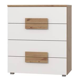 home24 Kommode Arkina I 80 x 95 x 41cm Weiß/Beige home24 Kommode Arkina I 80 x 95 x 41cm Weiß/Beige von home24