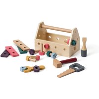 Kids Concept - Kid's Hub Werkzeugkiste mit Zubehör, bunt (21er-Set) von Kids Concept by Sweden Concept AB