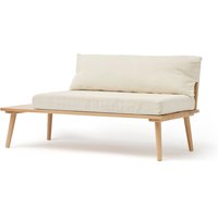 Kids Concept - Saga Kindersofa, 90 x 43 x 44 cm, Buche natur / creme von Kids Concept by Sweden Concept AB