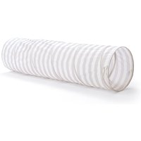 Kids Concept - Star Spieltunnel, Ø 46 x 180 cm, grau gestreift von Kids Concept
