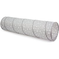 Kids Concept - Star Spieltunnel, Ø 46 x 180 cm, grau von Kids Concept