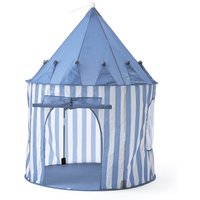 Kids Concept - Star Spielzelt, Ø 100 x H 130 cm, blau gestreift von Kids Concept by Sweden Concept AB