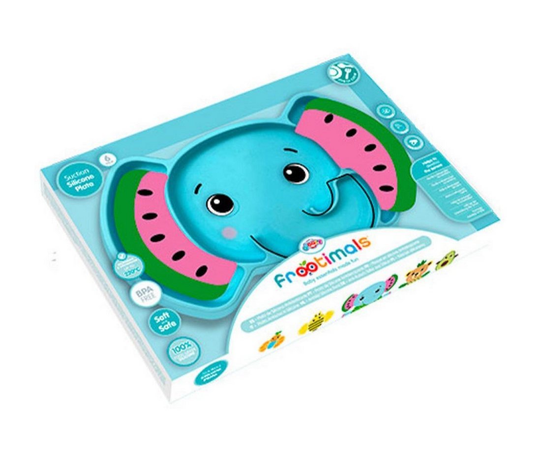 Kids Euroswan Kindergeschirr-Set Baby Anti Rutsch Teller Elefant von Kids Euroswan