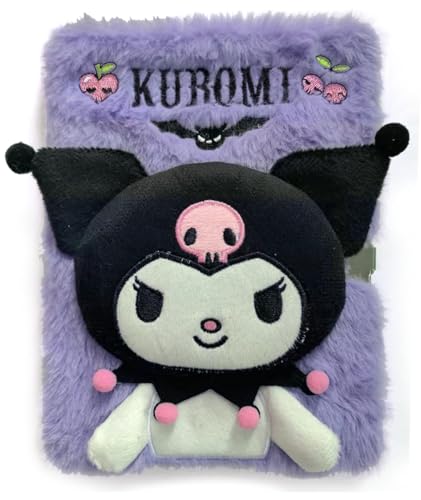 Kids Licensing Kuromi Notizbuch A5 Plush für Mädchen von Kids Licensing