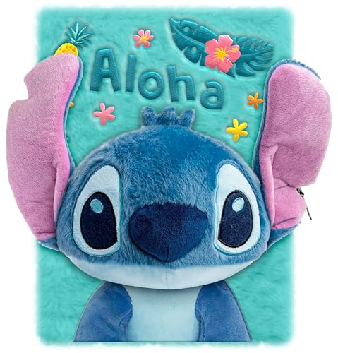 Kids Licensing - Notizbuch A5 Plush von Stitch für Mädchen von Kids Licensing