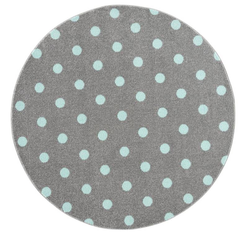 Kinderteppich Circle Rund, Kids Love Rugs, rund, Höhe: 16 mm, weicher Flor von Kids Love Rugs