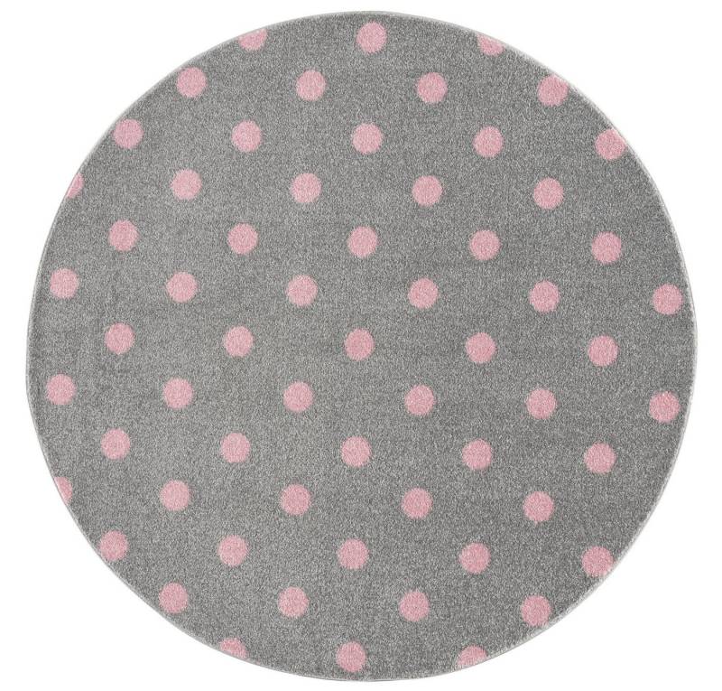 Kinderteppich Circle Rund, Kids Love Rugs, rund, Höhe: 16 mm, weicher Flor von Kids Love Rugs