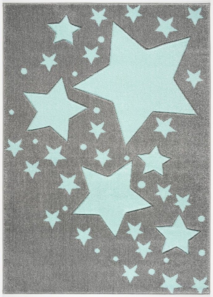 Kinderteppich Starline, Kids Love Rugs, rechteckig, Höhe: 16 mm, weicher Flor von Kids Love Rugs