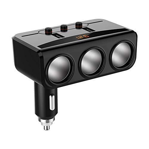 Kids&Cotton Car Accessories, Multi-Funktions-Transferstecker, Multi-Purpose Autoladegerät, Power Distribution (Farbe: Weiß) von Kids&Cotton