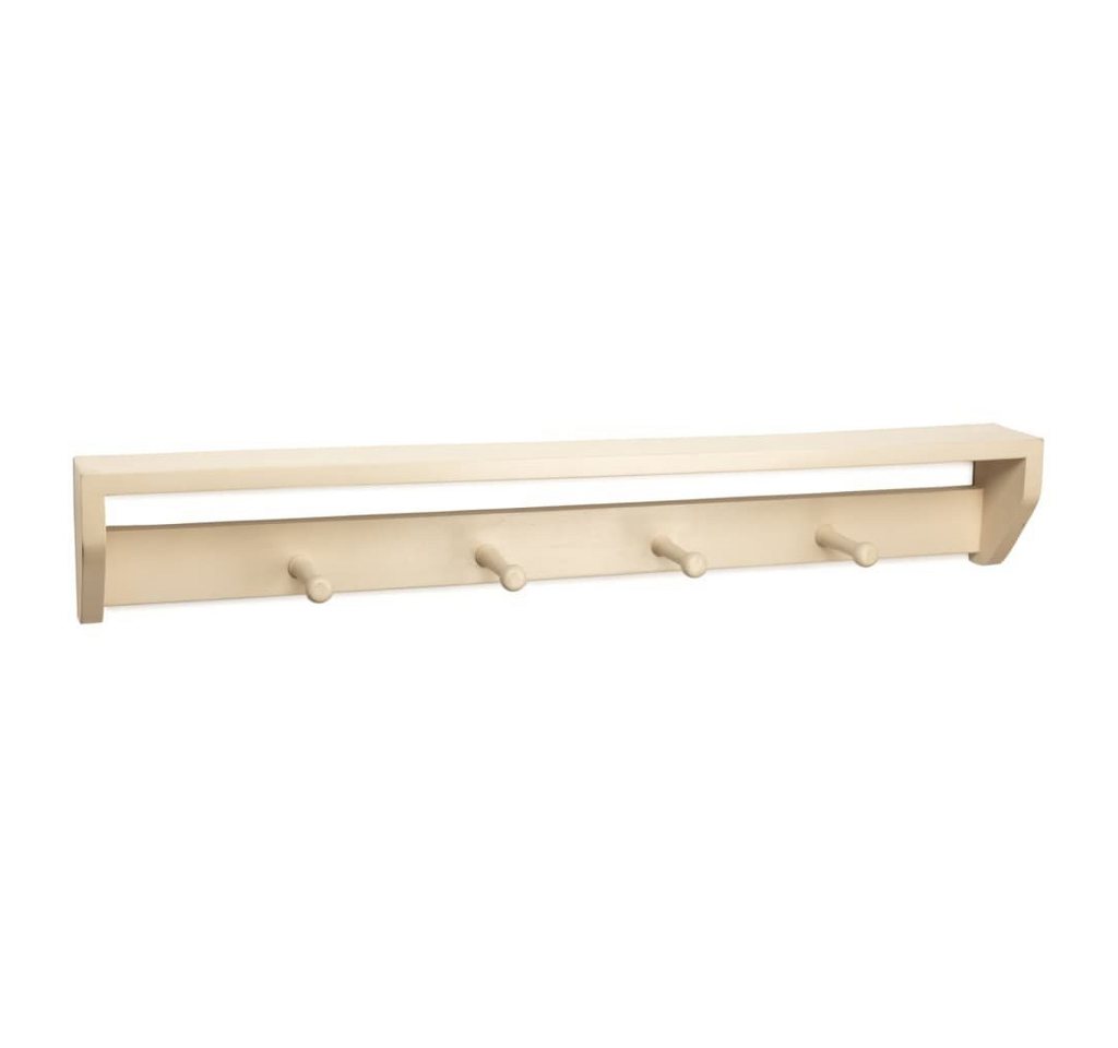 KidsDepot Garderobenständer Garderobe Xenn 89x10x14 cm Holz Weiß, (1 St) von KidsDepot