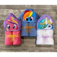 Prinzessin Einhorn Kapuzenhandtuch/Pony Baby Shower Geschenk Geburtstag Party Prinzessin Einhorn Kapuzenhandtuch/Pony Baby Shower Geschenk Geburtstag Party von KidsKuteKreations