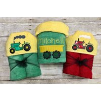 Traktor Kapuzentuch/Bauernhof Geburtstagsfeier Babyparty Geschenk Geburtstagsgeschenk Strandtuch Western Geburtstag Traktor Kapuzentuch/Bauernhof Geburtstagsfeier Babyparty Geschenk Geburtstagsgeschenk Strandtuch Western Geburtstag von KidsKuteKreations