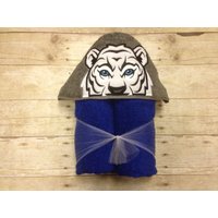 Weißer Tiger Kapuzenhandtuch/ Kinder Tier Strandtuch/ Pool Handtuch/ Bauernhof Handtuch Weißer Tiger Kapuzenhandtuch/ Kinder Tier Strandtuch/ Pool Handtuch/ Bauernhof Handtuch von KidsKuteKreations
