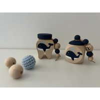 Zahndose Holz, Aufbewahrung Kinder, Wal, Blau, Erinnerungen , Babys Personalisiert, Geschenk Zahndose Holz, Aufbewahrung Kinder, Wal, Blau, Erinnerungen , Babys Personalisiert, Geschenk von KidsStorebyNiMa
