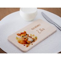 Frühstücksbrett Personalisiert, Eichhörnchen, Frühstücksbrettchen Kinder, Babygeschenke, Geschenk 1. Geburtstag, Geburt Frühstücksbrett Personalisiert, Eichhörnchen, Frühstücksbrettchen Kinder, Babygeschenke, Geschenk 1. Geburtstag, Geburt von Kidslino