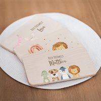 Frühstücksbrett Personalisiert, Frühstücksbrettchen Kinder, Lino Tiere Vi, Babygeschenke, Geschenk 1. Geburtstag, Vesperbrett Kinder Frühstücksbrett Personalisiert, Frühstücksbrettchen Kinder, Lino Tiere Vi, Babygeschenke, Geschenk 1. Geburtstag, Vesperbrett Kinder von Kidslino