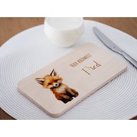 Frühstücksbrett Personalisiert, Fuchs Iii, Frühstücksbrettchen Kinder, Babygeschenke, Geschenk 1. Geburtstag, Geburt Frühstücksbrett Personalisiert, Fuchs Iii, Frühstücksbrettchen Kinder, Babygeschenke, Geschenk 1. Geburtstag, Geburt von Kidslino