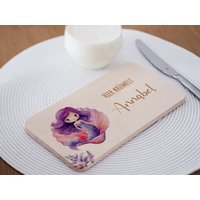 Frühstücksbrett Personalisiert, Meerjungfrau, Frühstücksbrettchen Kinder, Babygeschenke, Geschenk 1. Geburtstag, Geburt Frühstücksbrett Personalisiert, Meerjungfrau, Frühstücksbrettchen Kinder, Babygeschenke, Geschenk 1. Geburtstag, Geburt von Kidslino