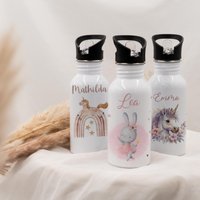 Personalisierte Trinkflasche Kind, Trinkflasche, Kita Kindergarten Geschenk, Kind Personalisiert, Flasche Taufgeschenk Personalisierte Trinkflasche Kind, Trinkflasche, Kita Kindergarten Geschenk, Kind Personalisiert, Flasche Taufgeschenk von Kidsmood