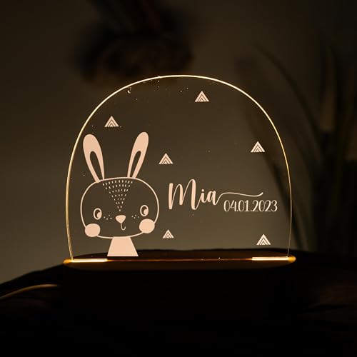Kidsmood - Personalisiertes Nachtlicht Kinder – Dimmbares Stilllicht mit Namen | LED Nachttischlampe 3 Lichtmodi | Gravur Lampe Kinderzimmer, Geschenk zur Geburt, Taufgeschenke für Mädchen & Jungen Kidsmood - Personalisiertes Nachtlicht Kinder – Dimmbares Stilllicht mit Namen | LED Nachttischlampe 3 Lichtmodi | Gravur Lampe Kinderzimmer, Geschenk zur Geburt, Taufgeschenke für Mädchen & Jungen von Kidsmood