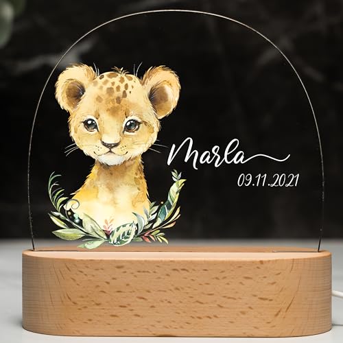Kidsmood - Personalisiertes Nachtlicht Kinder – Dimmbares Stilllicht mit Namen | LED Nachttischlampe 3 Lichtmodi | Gravur Lampe Kinderzimmer, Geschenk zur Geburt, Taufgeschenke für Mädchen & Jungen Kidsmood - Personalisiertes Nachtlicht Kinder – Dimmbares Stilllicht mit Namen | LED Nachttischlampe 3 Lichtmodi | Gravur Lampe Kinderzimmer, Geschenk zur Geburt, Taufgeschenke für Mädchen & Jungen von Kidsmood