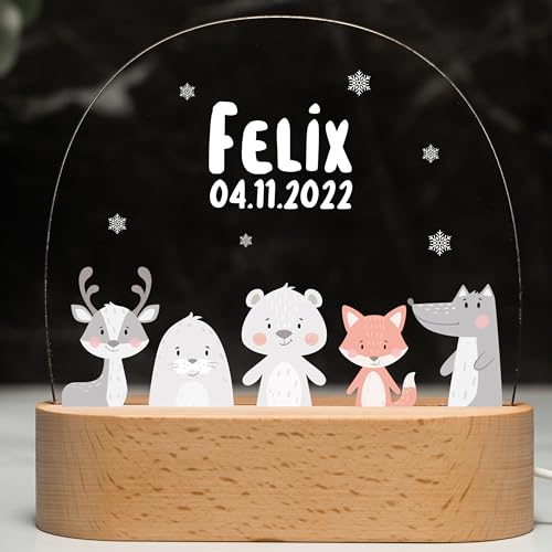 Kidsmood - Personalisiertes Nachtlicht Kinder – Dimmbares Stilllicht mit Namen | LED Nachttischlampe mit 3 Lichtmodi | Deko für Babyzimmer, Geschenk zur Geburt, Taufgeschenke für Mädchen & Jungen Kidsmood - Personalisiertes Nachtlicht Kinder – Dimmbares Stilllicht mit Namen | LED Nachttischlampe mit 3 Lichtmodi | Deko für Babyzimmer, Geschenk zur Geburt, Taufgeschenke für Mädchen & Jungen von Kidsmood
