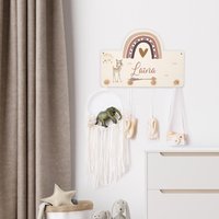 Kindergarderobe Personalisiert Mit Namen Regenbogen Holz | Geburtstagsgeschenk Taufgeschenk Geburtsgeschenk Kinderzimmer Deko Kindergarderobe Personalisiert Mit Namen Regenbogen Holz | Geburtstagsgeschenk Taufgeschenk Geburtsgeschenk Kinderzimmer Deko von Kidsmood