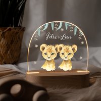 Personalisierte Geschwister Nachtlampe Aus Acryl, Babygeschenk Geburt, Taufgeschenk, Kinderzimmer, Geburtstagsgeschenk, Zwillingsgeschenk Personalisierte Geschwister Nachtlampe Aus Acryl, Babygeschenk Geburt, Taufgeschenk, Kinderzimmer, Geburtstagsgeschenk, Zwillingsgeschenk von Kidsmood
