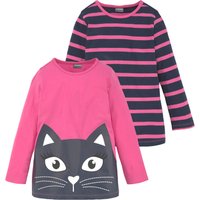 KIDSWORLD Langarmshirt "für kleine Mädchen" 2er-Pack, 2 Stk. tlg. Langarm, lässige Passform KIDSWORLD Langarmshirt "für kleine Mädchen" 2er-Pack, 2 Stk. tlg. Langarm, lässige Passform von Kidsworld