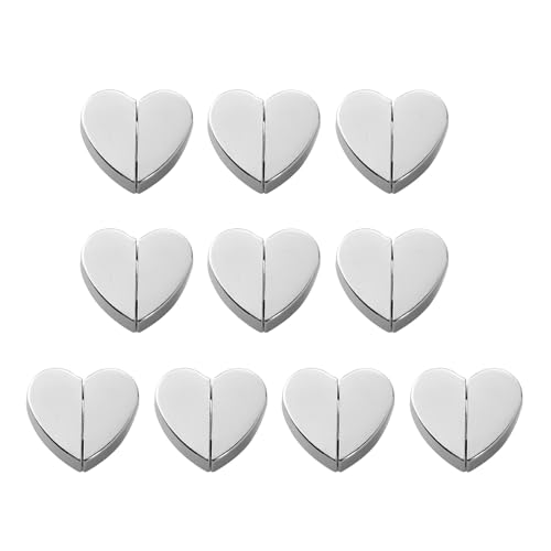 10pcs Mehrzweckherzformungs Legierungs Vorhangmagneten Abnehmbarer Starker Halt Ohne Bohrende Dekorative Lichtdichtungslegierung Magnetisch Vorhangknopf Zu Bohren 10pcs Mehrzweckherzformungs Legierungs Vorhangmagneten Abnehmbarer Starker Halt Ohne Bohrende Dekorative Lichtdichtungslegierung Magnetisch Vorhangknopf Zu Bohren von KieTeiiK