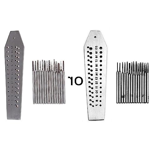 14-teiliges Mikro Gewindeschneider Set Schraubenplatte Stahl Schmuck Design Reparatur Werkzeug Set Juwelier Gewindeschneider Set Für Präzisionsarbeiten Gewindebohrer Set von KieTeiiK