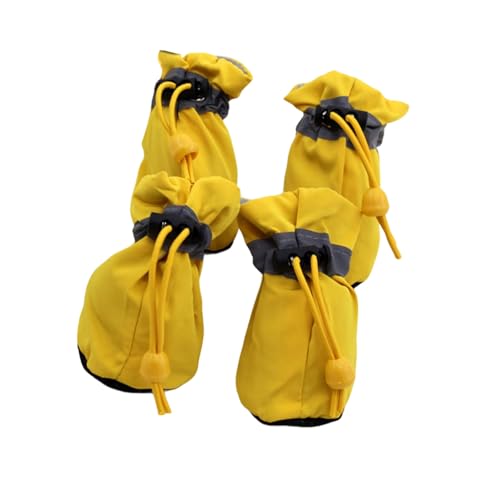 2 Paar Hunde Socken Füße Abdeckungen Haustier Winterschuhe Skidprobsälen Outdoor Stiefel Außenstiefel Für Große Bis Kleine Wetterfeste Hundesocken Von Haustieren von KieTeiiK