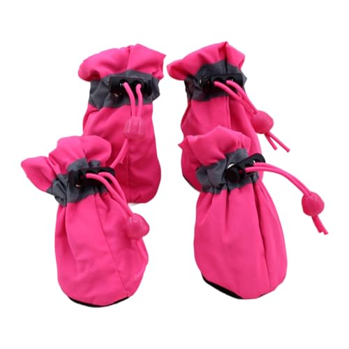 2 Paar Hunde Socken Füße Abdeckungen Haustier Winterschuhe Skidprobsälen Outdoor Stiefel Außenstiefel Für Große Bis Kleine Wetterfeste Hundesocken Von Haustieren von KieTeiiK