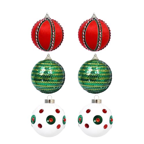 Dekorative Plüsch Weihnachtsball 8cm Bunte Design Kugel Urlaubsbaum Ornamente Für Home Mall Party Dekoration Mehrfarbiger Weihnachtsflockenball Ball Dekorative Plüsch Weihnachtsball 8cm Bunte Design Kugel Urlaubsbaum Ornamente Für Home Mall Party Dekoration Mehrfarbiger Weihnachtsflockenball Ball von KieTeiiK