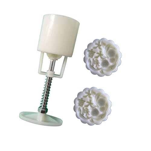 Detaillierte Blumenmuster Mondkuchen Schimmelpilze Handdruckmondkuchen Form Perfekt Für Festivalgesetze Und Einzigartige Dessert Verdickte Mondkuchen Presse von KieTeiiK