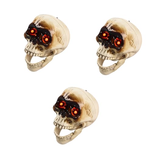 Halloween Animatronics Skull Stakes Pathway Marker Scary Skeleton Mit Sound Aktiviertem Licht Up Spukhäuser Dekore Dekore Animierte Schädelhängedekorationen Halloween Animatronics Skull Stakes Pathway Marker Scary Skeleton Mit Sound Aktiviertem Licht Up Spukhäuser Dekore Dekore Animierte Schädelhängedekorationen von KieTeiiK
