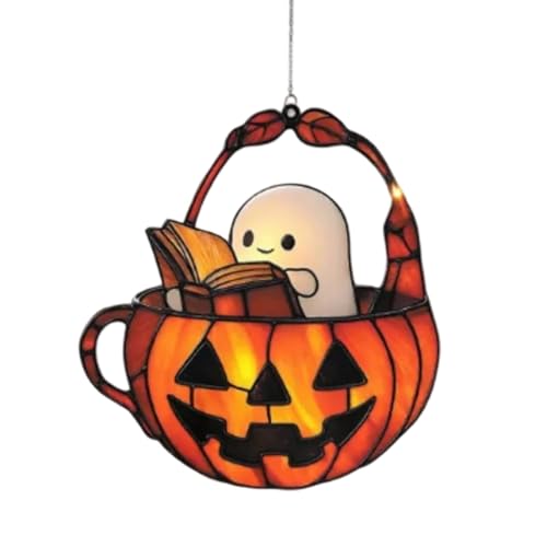 Halloween Fensterdekoration Acrylhängekunst Für Hausgarten Büro Klassenzimmer Freien Saisonale Dekore Halloween Fenster Hängen von KieTeiiK