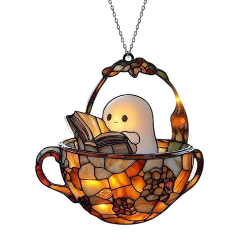 Halloween Fensterdekoration Acrylhängekunst Für Hausgarten Büro Klassenzimmer Freien Saisonale Dekore Halloween Fenster Hängen von KieTeiiK