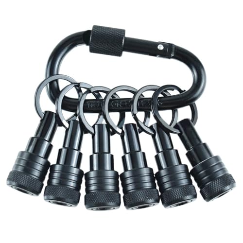 Heavy Duty 1/4inch Sockets Bit Ständer Ergonomische Sockets Bit Rack 6PC Für Sichere Speicherung Und Verbesserung Der Tragbaren Werkzeuginhaber Der Tool Zugänglichkeit von KieTeiiK