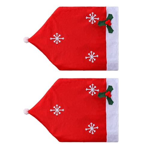 KieTeiiK 2 Piece Festival Snowflake Designs Stuhl Cover Robuste Maschine Waschbar Für Indoor Holiday Parties Festival Speise Stuhl Cover KieTeiiK 2 Piece Festival Snowflake Designs Stuhl Cover Robuste Maschine Waschbar Für Indoor Holiday Parties Festival Speise Stuhl Cover von KieTeiiK
