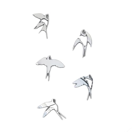 KieTeiiK Abnehmbarer Acrylspiegel Vogelwandkunst Für Küchen Wohnzimmer Home Schlafzimmer Dekorative Abziehbilder Vogelwandabziehal von KieTeiiK