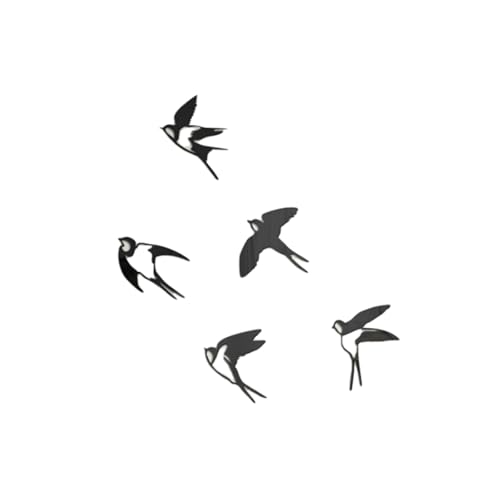 KieTeiiK Abnehmbarer Acrylspiegel Vogelwandkunst Für Küchen Wohnzimmer Home Schlafzimmer Dekorative Abziehbilder Vogelwandabziehal von KieTeiiK